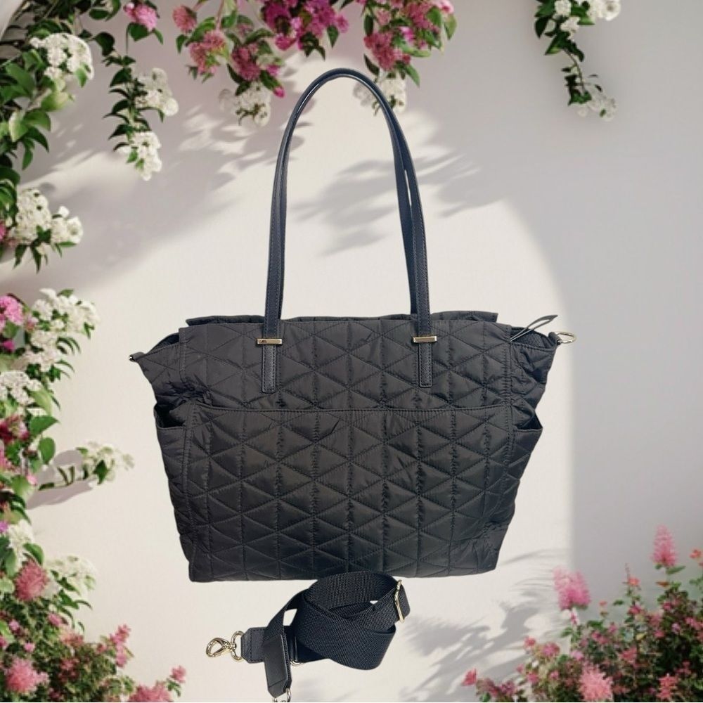 Kate Spade Baby Diaper Bag Wilson Road Kaylie Maxi Shoulder bag. Black quilted - Picture 5 of 16
